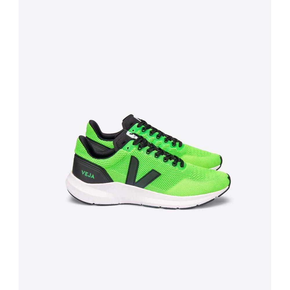 Veja MARLIN V-KNIT Loopschoenen Heren Groen | BE 142QMA